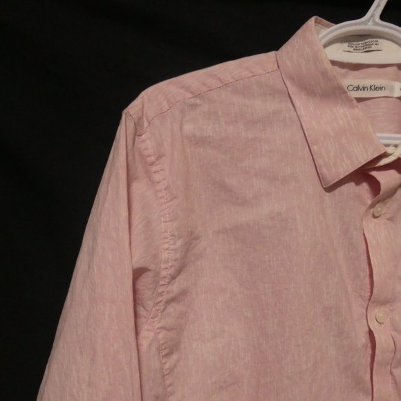 CALVIN KLEIN | large | button down dress shirt | 100% Cotton | GUC - Picture 4 of 14